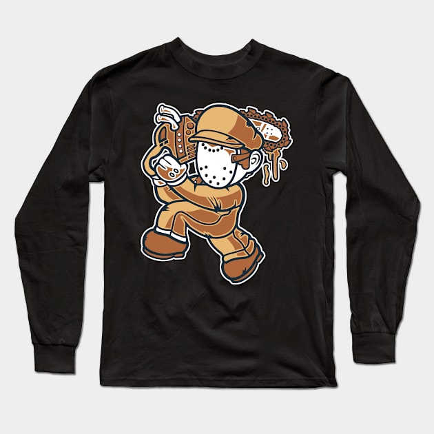 The Chainsaw Killer Long Sleeve T-Shirt by LineXpressions